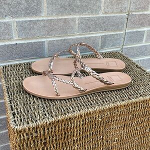 Dolce Vita Rose Gold Metallic Stella Flats